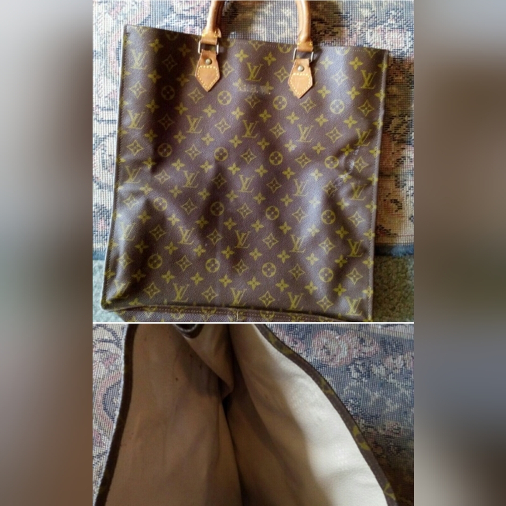 Louis Vuitton  "Authentic" Large Tote. Minor wear and tear